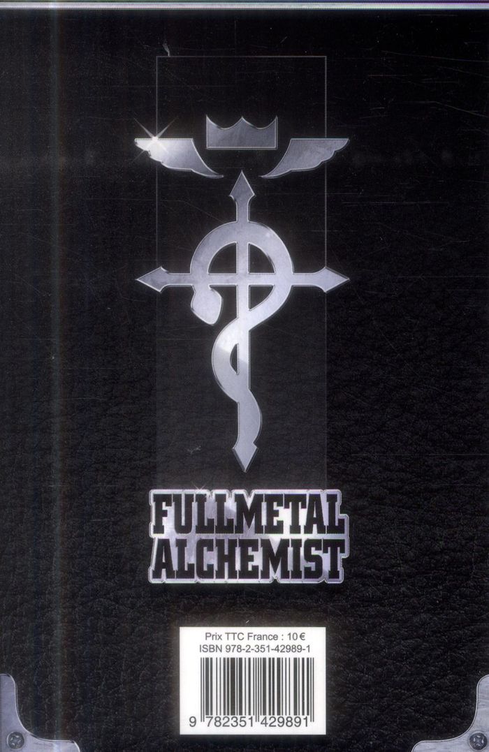 Quatrième de couverture de « Fullmetal alchemist : tomes 20-21 »