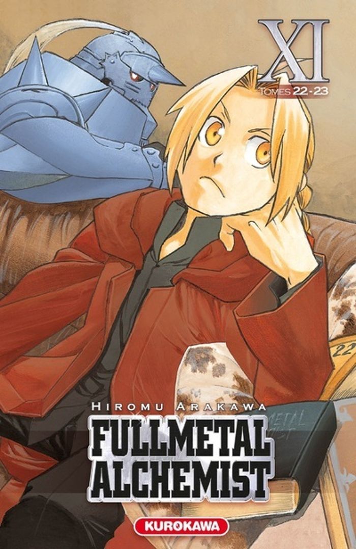 Couverture du livre « FULLMETAL ALCHEMIST XI (TOMES 22-23) » de Hiromu Arakawa, librairie Les Contes Infusés à Corte