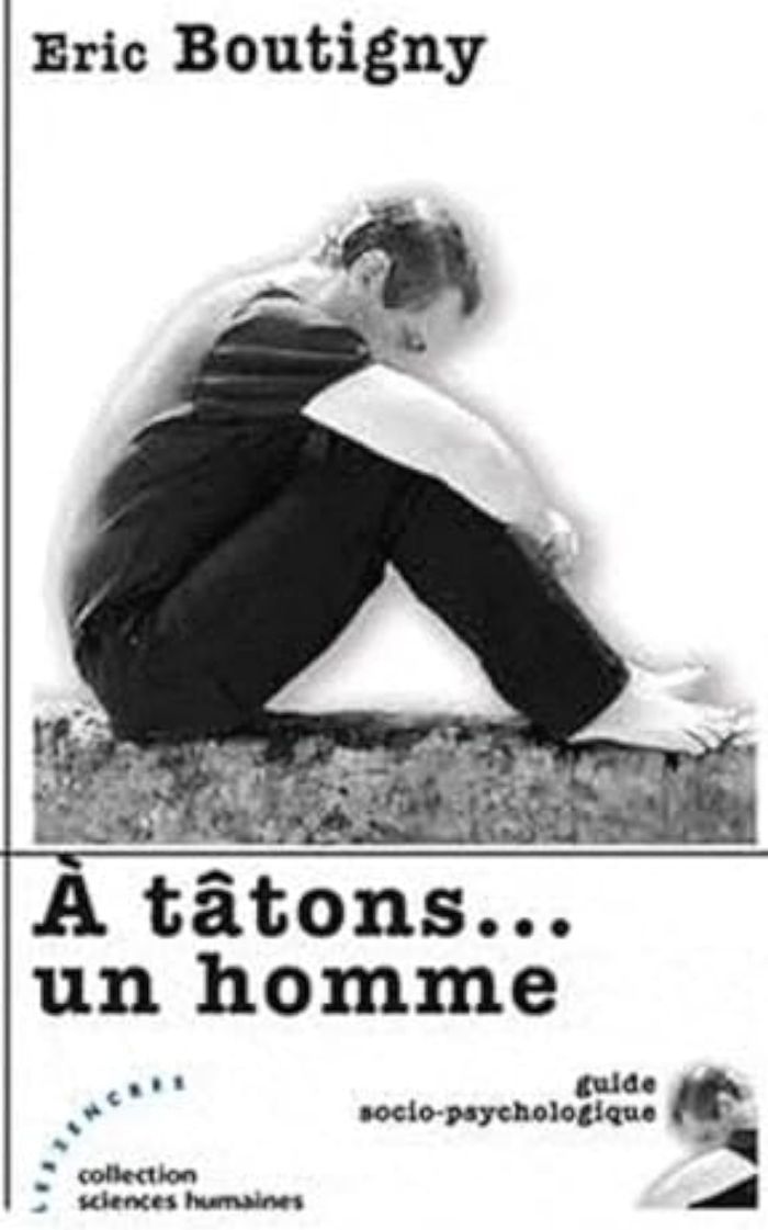 Couverture du livre « A TATONS... UN HOMME » de Boutigny, Eric, librairie Les Contes Infusés à Corte