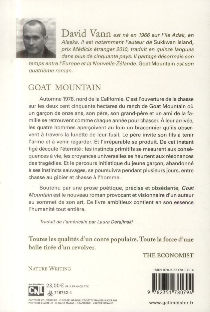 Quatrième de couverture de « Goat Mountain : roman »