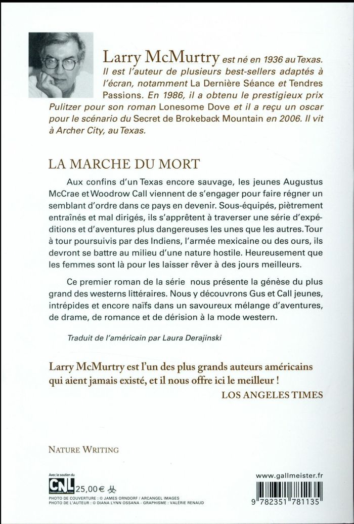 Quatrième de couverture de « La marche du mort : roman »