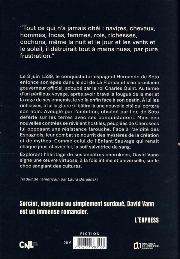 Quatrième de couverture de « La contrée obscure : roman »