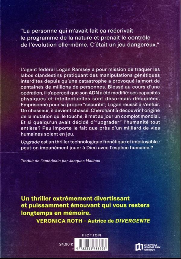 Quatrième de couverture de « Upgrade : roman »