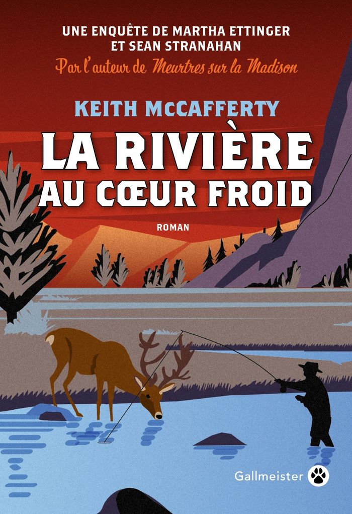 Couverture du livre « La rivière au coeur froid : roman » de Keith McCafferty, librairie Les Contes Infusés à Corte