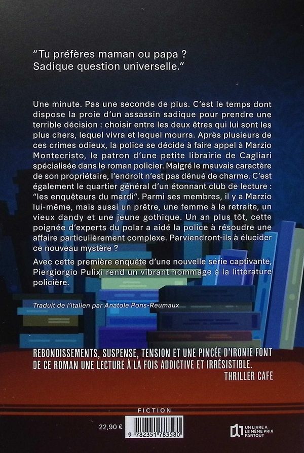 Quatrième de couverture de « La librairie des chats noirs : roman »