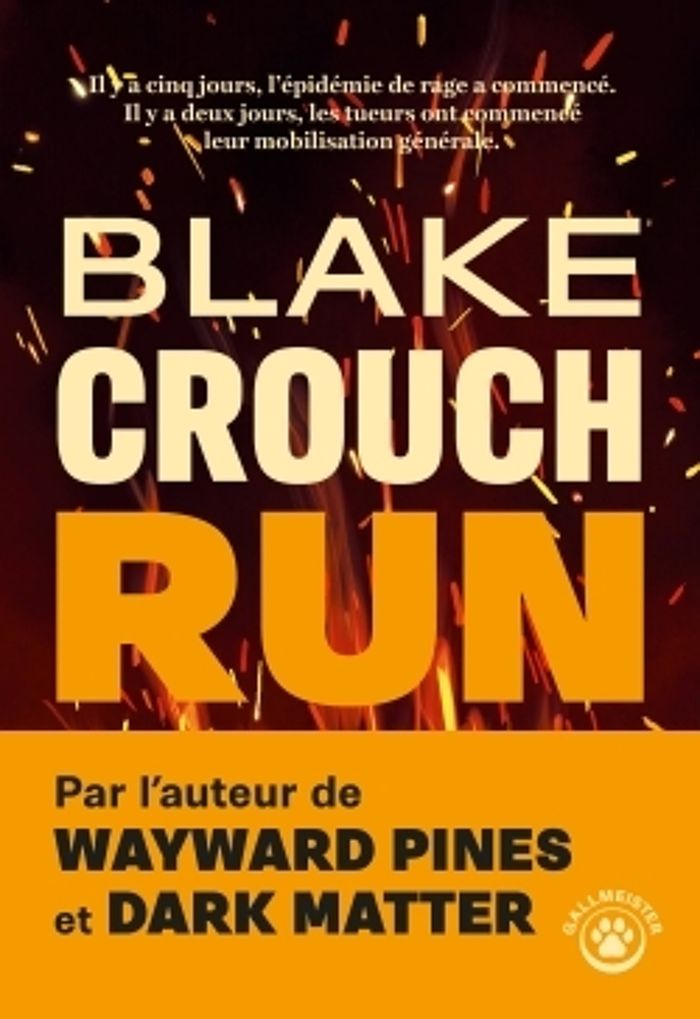 Couverture du livre « Run : roman » de Blake Crouch, librairie Les Contes Infusés à Corte