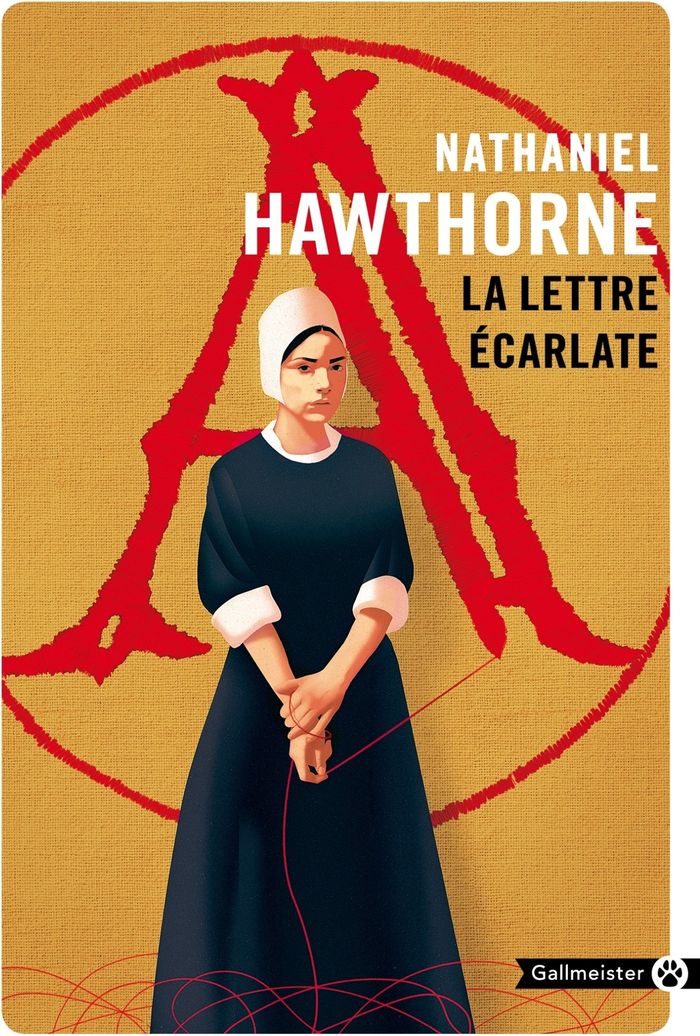 Couverture du livre « LA LETTRE ECARLATE » de Nathaniel Hawthorne, librairie Les Contes Infusés à Corte