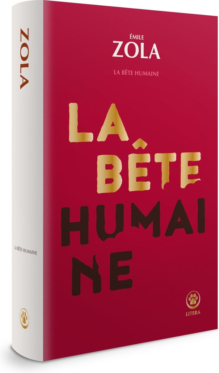 Couverture du livre « La Bête humaine » de Émile Zola, librairie Les Contes Infusés à Corte