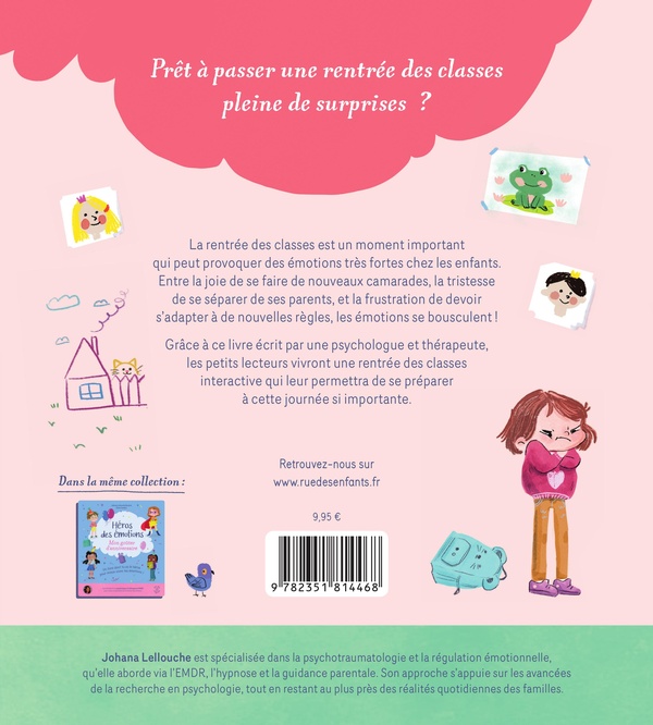Quatrième de couverture de « Ma rentrée des classes »