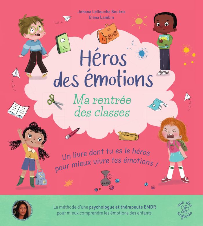 Couverture du livre « Ma rentrée des classes » de Johana Lellouche Boukris, librairie Les Contes Infusés à Corte