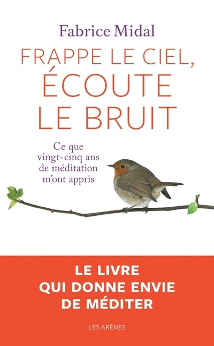 Couverture du livre « Frappe le ciel, écoute le bruit : ce que vingt-cinq ans de méditation m'ont appris », librairie Les Contes Infusés à Corte