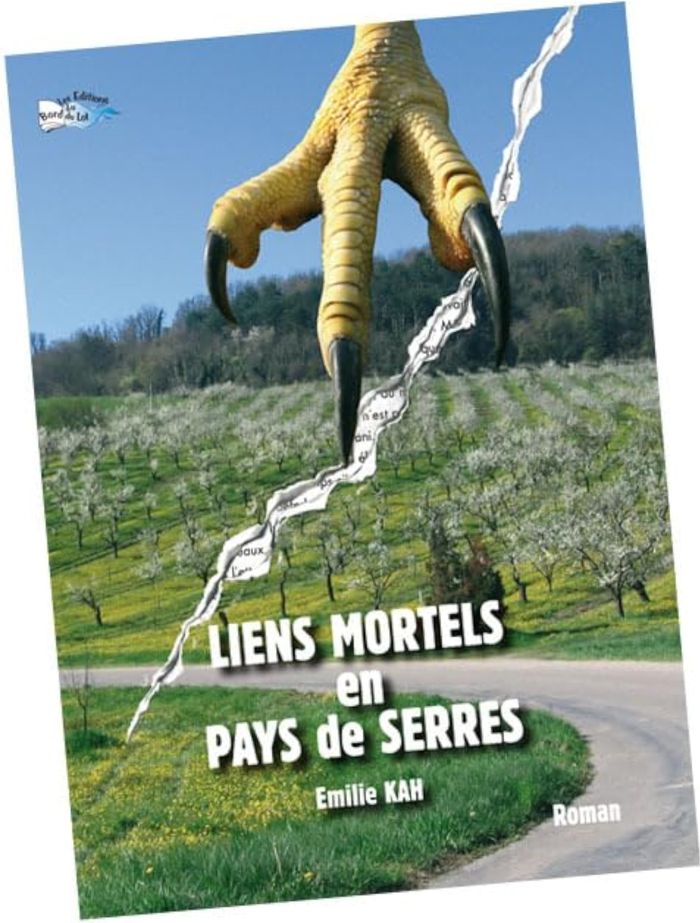Couverture du livre « LIENS MORTELS EN PAYS DE SERRES » de Emilie Kah, librairie Les Contes Infusés à Corte