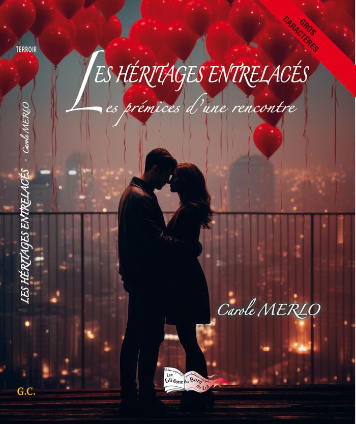 Couverture du livre « Les Héritages entrelacés » de Carole MERLO, librairie Les Contes Infusés à Corte