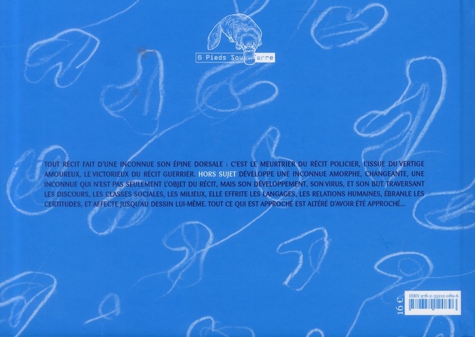 Quatrième de couverture de « HORS SUJET »