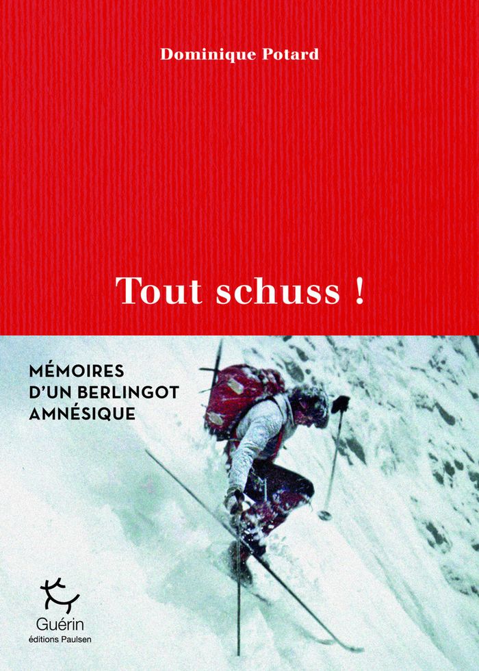 Couverture du livre « Tout schuss ! : mémoires d'un berlingot amnésique » de Dominique Potard, librairie Les Contes Infusés à Corte