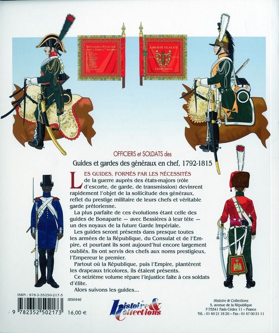 Quatrième de couverture de « GUIDES ET GARDES DES GENERAUX EN CHEF »