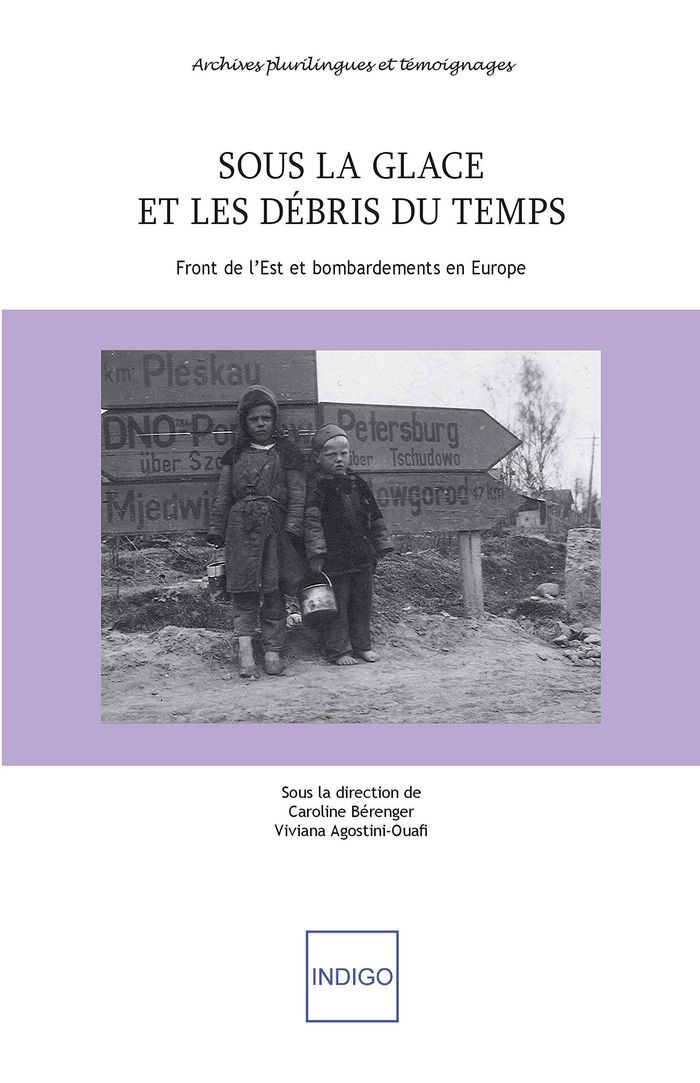 Couverture du livre « SOUS LA GLACE ET LES DEBRIS DU TEMPS - FRONT DE L'EST ET BOMBARDEMENTS EN EUROPE » de Berenger, librairie Les Contes Infusés à Corte