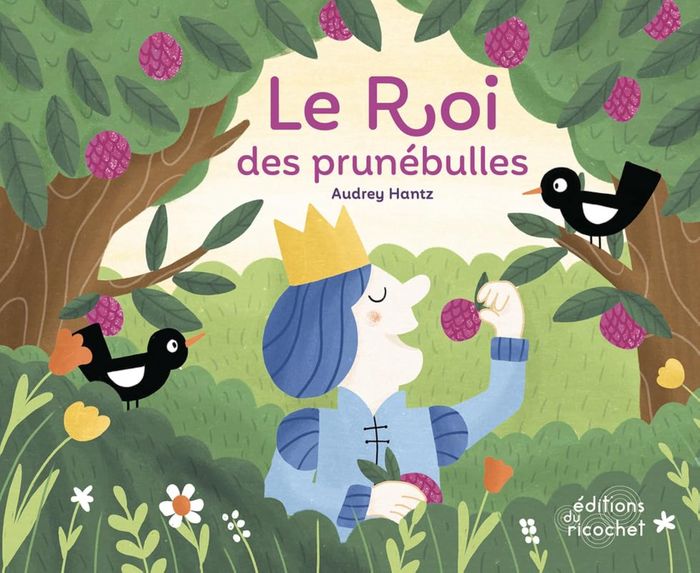 Couverture du livre « Le roi des prunébulles » de Audrey Hantz, librairie Les Contes Infusés à Corte