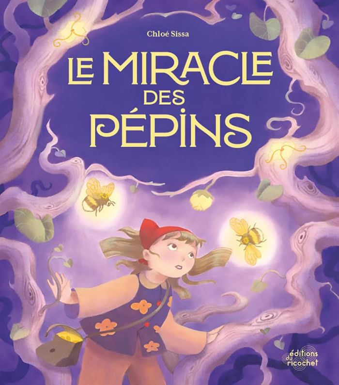Couverture du livre « Le miracle des pépins », librairie Les Contes Infusés à Corte