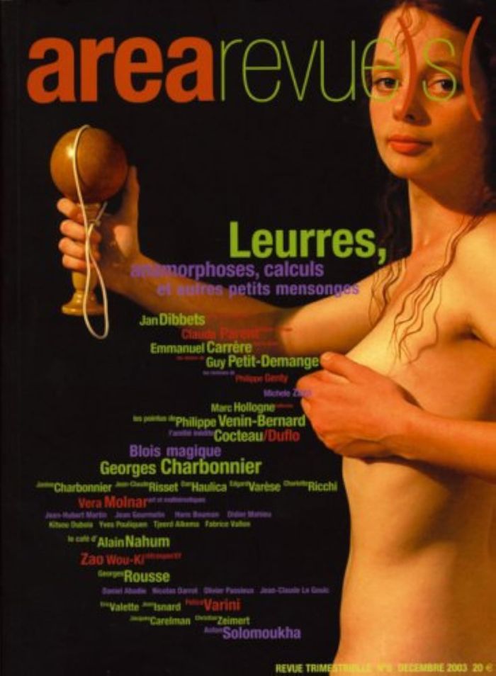Couverture du livre « AREA N6 LEURRES ANAMORPHOSES ET AUTRES PETITS MENSONGES » de Alain Avila, librairie Les Contes Infusés à Corte