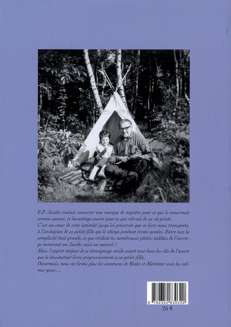 Quatrième de couverture de « E.P. JACOBS - TEMOIGNAGES INEDITS »
