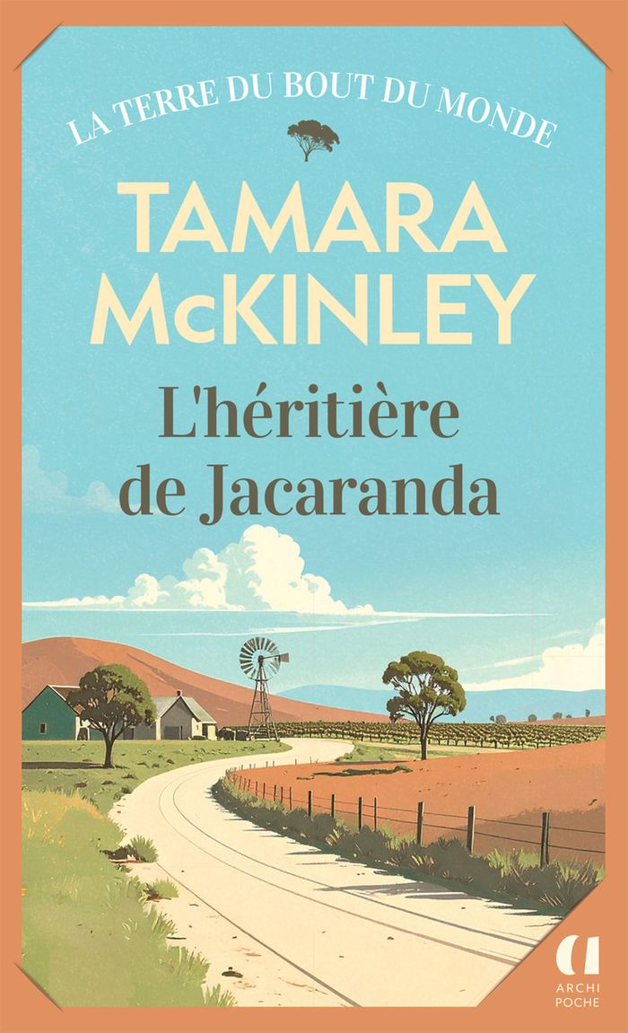 Couverture du livre « L'héritière de Jacaranda » de Tamara McKinley, librairie Les Contes Infusés à Corte
