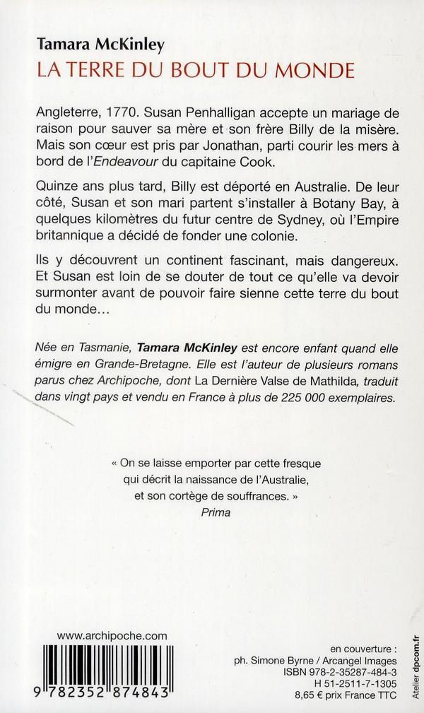 Quatrième de couverture de « La terre du bout du monde »