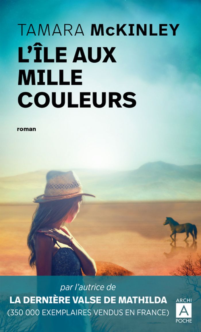 Couverture du livre « L'île aux mille couleurs » de Tamara McKinley, librairie Les Contes Infusés à Corte