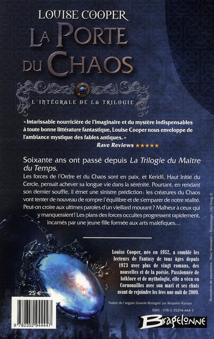 Quatrième de couverture de « LA PORTE DU CHAOS - L'INTEGRALE »