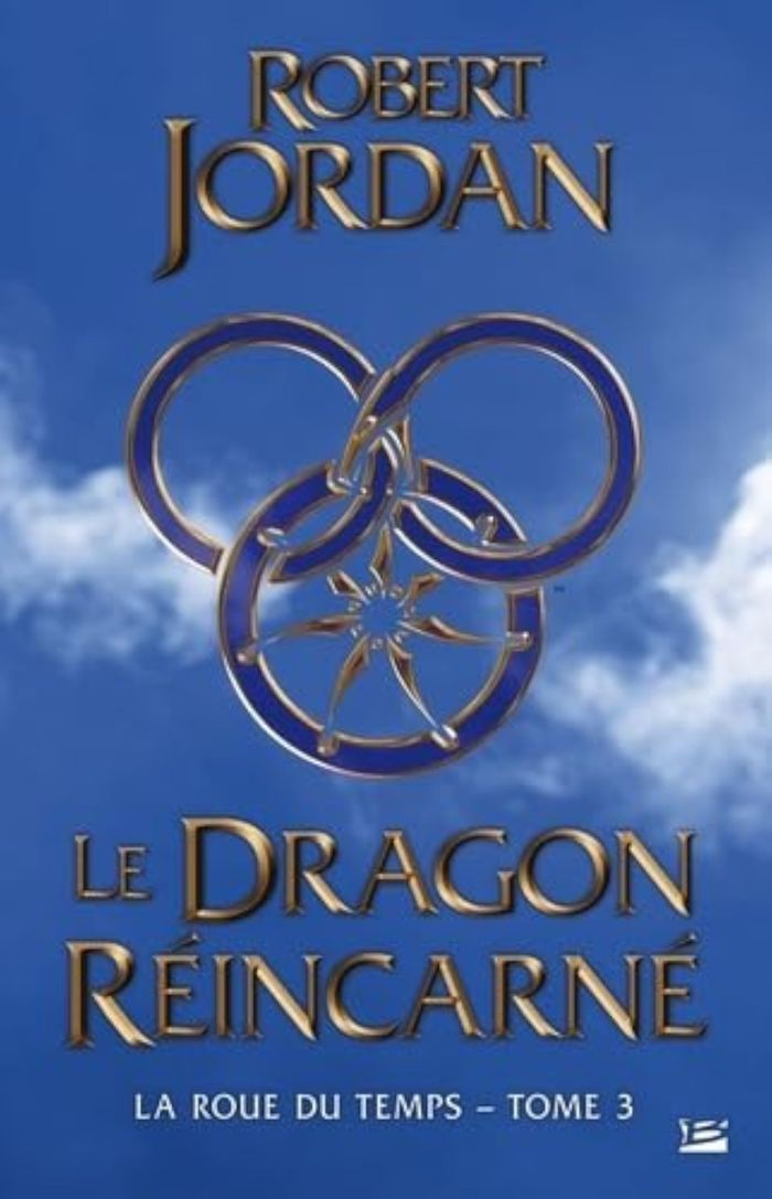 Couverture du livre « Le dragon réincarné » de Robert Jordan, librairie Les Contes Infusés à Corte