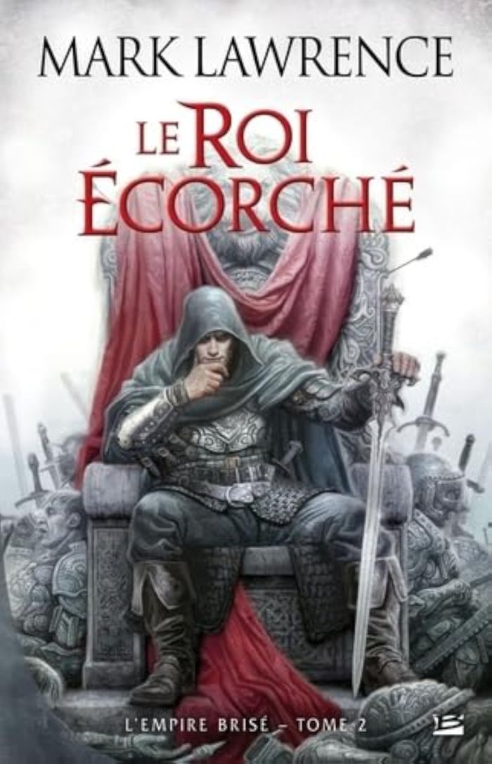 Couverture du livre « Le roi écorché » de Mark Lawrence, librairie Les Contes Infusés à Corte