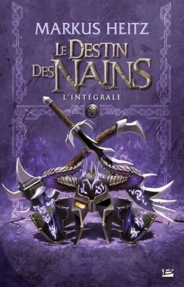 Couverture du livre « LE DESTIN DES NAINS - L'INTEGRALE » de Markus Heitz, librairie Les Contes Infusés à Corte