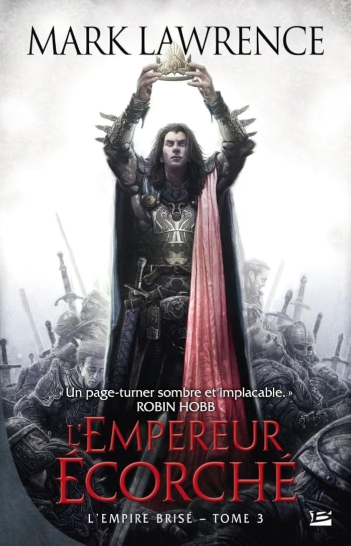 Couverture du livre « L'empereur écorché » de Mark Lawrence, librairie Les Contes Infusés à Corte
