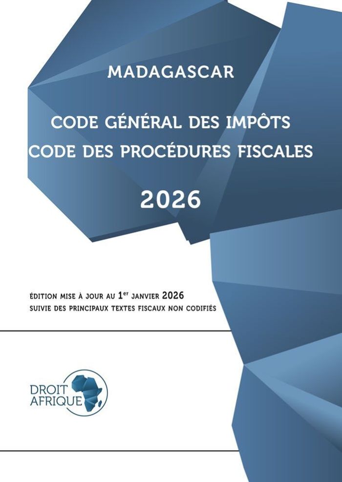 Couverture du livre « Code général des impôts : suivie [i.e. suivi] des textes fiscaux non codifiés » de Madagascar, librairie Les Contes Infusés à Corte