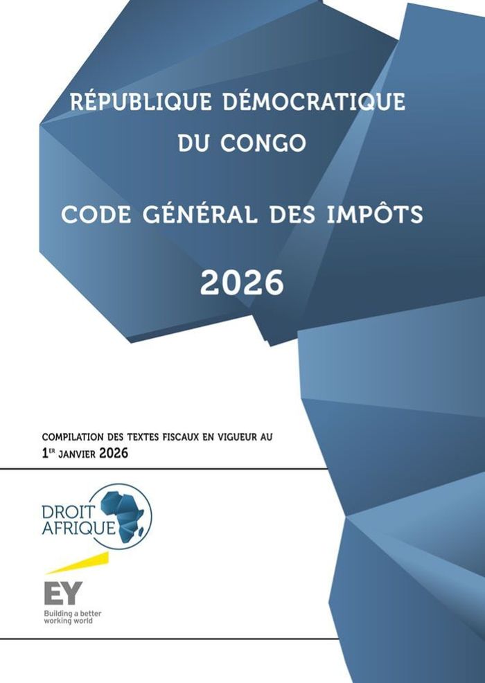 Couverture du livre « Code général des impôts, 2026 : compilation des textes fiscaux en vigueur au 1er janvier 2026 » de Congo, librairie Les Contes Infusés à Corte