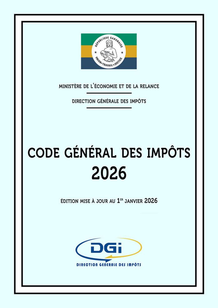 Couverture du livre « Code général des impôts janvier 2026 : ministère de l'économie, des finances, de la dette et des participations, chargé de la lutte contre la vie chère » de Droit-Afrique, librairie Les Contes Infusés à Corte