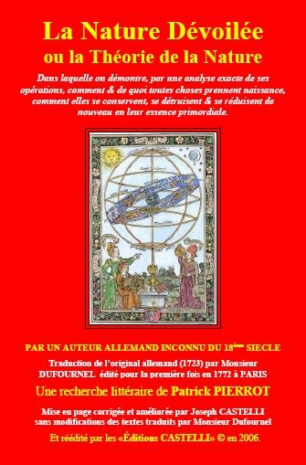 Couverture du livre « LA NATURE DEVOILEE OU LA THEORIE DE LA NATURE » de Joseph Castelli, librairie Les Contes Infusés à Corte