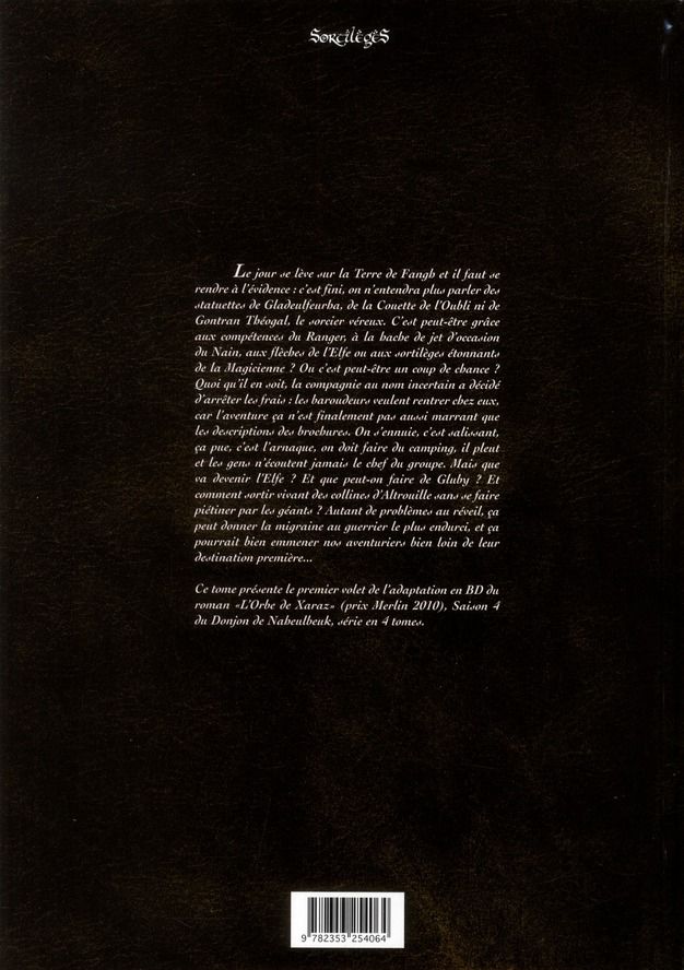 Quatrième de couverture de « LE DONJON DE NAHEULBEUK T10 »