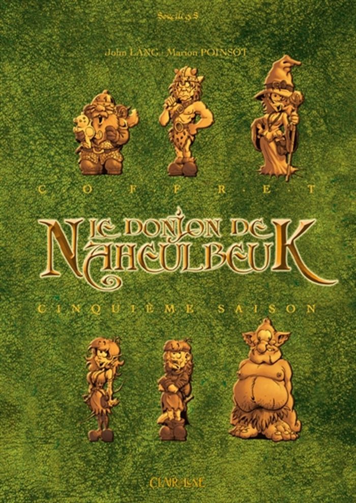 Couverture du livre « COFFRET LE DONJON DE NAHEULBEUK - TOME 14 A 18 », librairie Les Contes Infusés à Corte