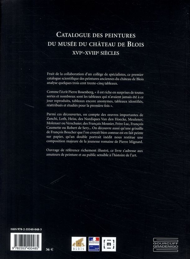 Quatrième de couverture de « CAT PEINTURE MUSEE CHAT BLOIS »