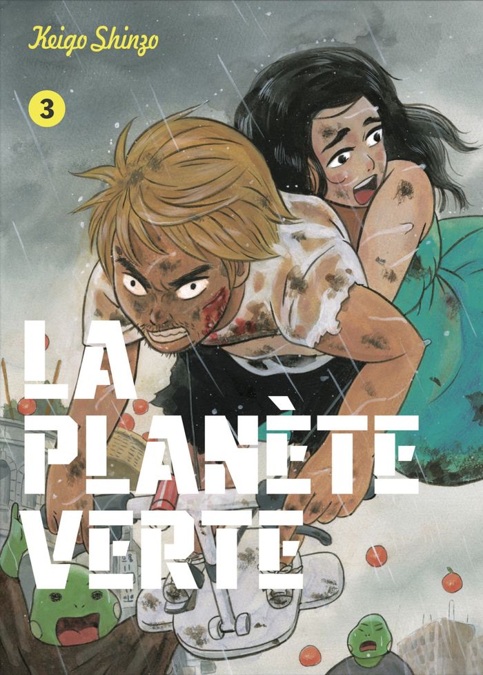 Couverture du livre « La planète verte » de Keigo Shinzo, librairie Les Contes Infusés à Corte
