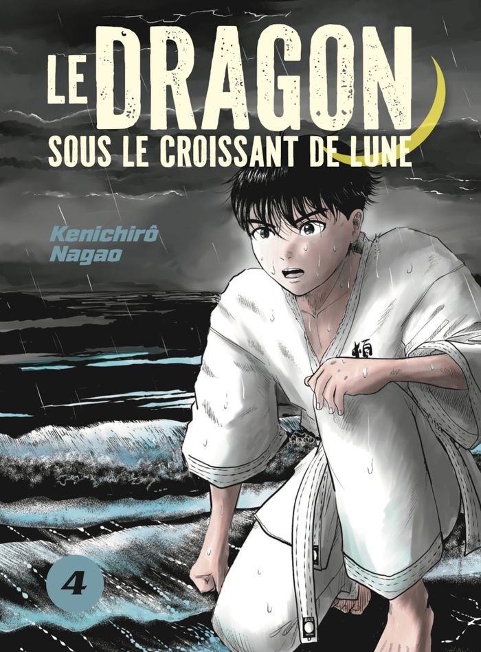 Couverture du livre « Le dragon sous le croissant de lune » de Kenichirô Nagao, librairie Les Contes Infusés à Corte