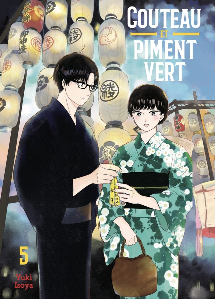 Couverture du livre « Couteau et piment vert » de Yuki Isoya, librairie Les Contes Infusés à Corte