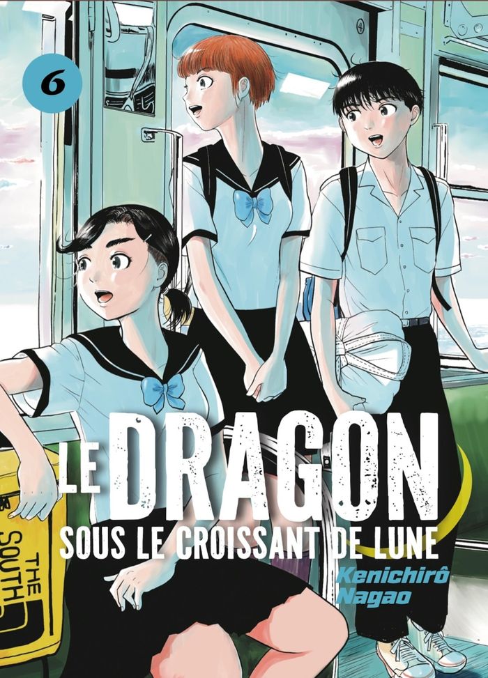 Couverture du livre « Le dragon sous le croissant de lune » de Kenichiro Nagao, librairie Les Contes Infusés à Corte