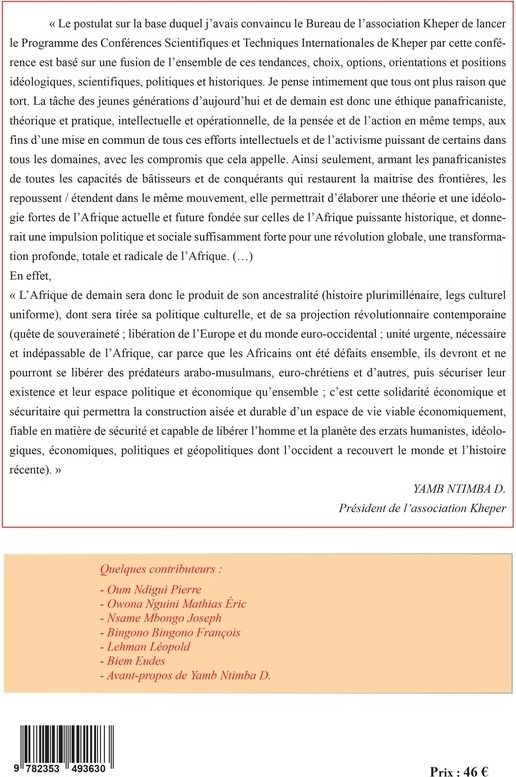 Quatrième de couverture de « ACTES CONFERENCE INTERNATIONALE KHEPER 1 - CONFERENCE INTERNATIONALE CO-ORGANISEE AVEC LE DEPARTEMEN »