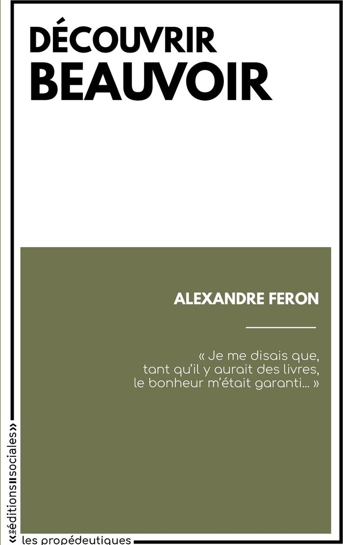 Couverture du livre « Découvrir Beauvoir » de Simone de Beauvoir, librairie Les Contes Infusés à Corte