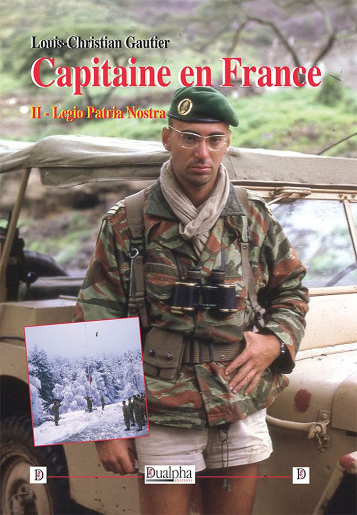 Couverture du livre « Capitaine en France », librairie Les Contes Infusés à Corte