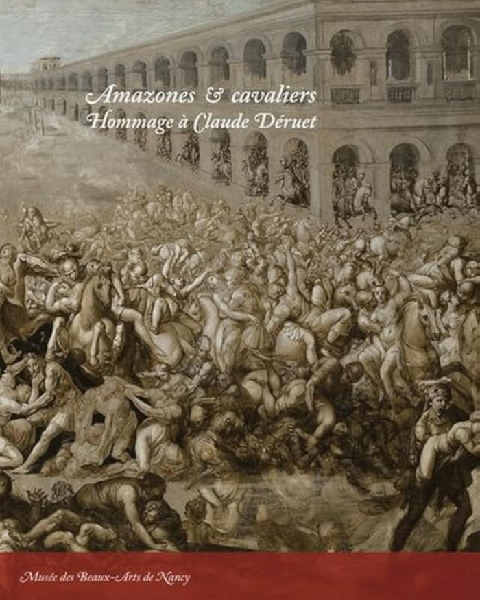 Couverture du livre « AMAZONES CAVALIERS - HOMMAGE A CLAUDE DERUET » de Collectif, librairie Les Contes Infusés à Corte