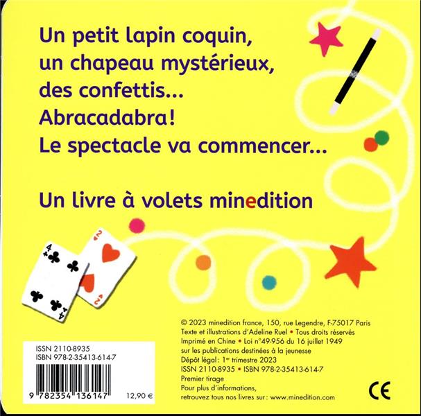 Quatrième de couverture de « Le lapin magicien »