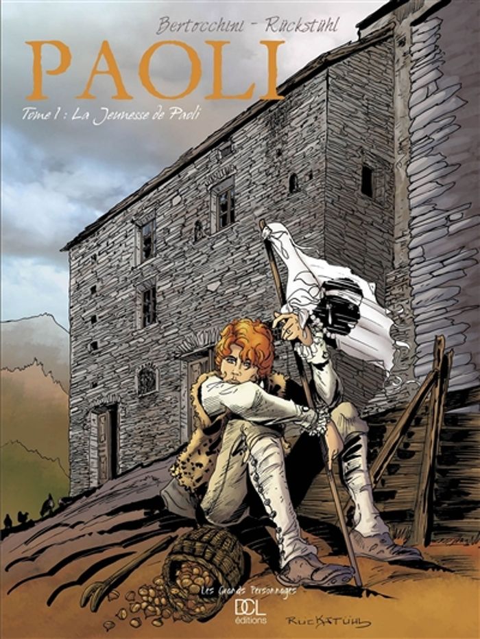 Couverture du livre « PAOLI TOME 1 LA JEUNESSE DE PAOLI » de F. Bertocchini, librairie Les Contes Infusés à Corte